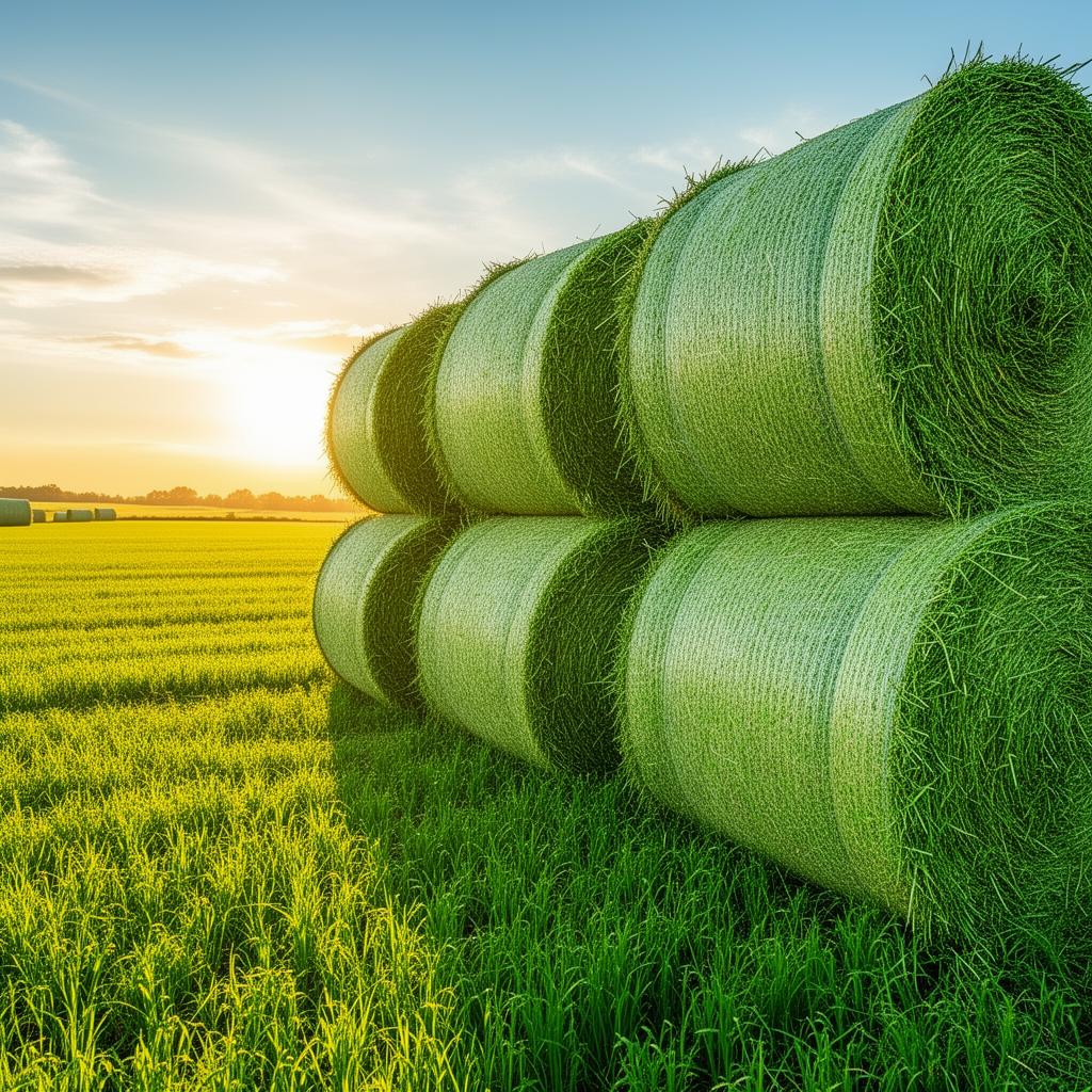 Premium alfalfa bales